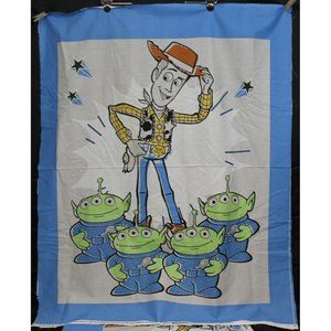 Disney Woody Aliens Toy Story Crowd Print Fabric Springs Creative 1 Yard Panel